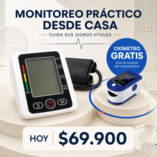 TENSIOMETRO CON OXIMETRO