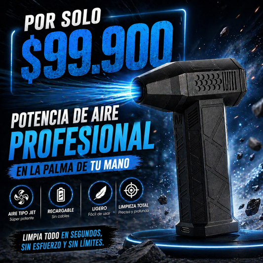 La forma más rápida y efectiva de limpiar cualquier espacio 🔥- Mini Ventilador Soplador Portatil